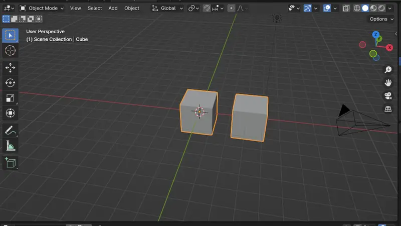 Duplicate example of using the goe nodes in Blender