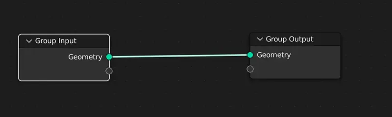 An example of a geo node setup